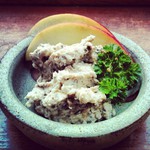 Blue cheese and Winter Chanterelle pate