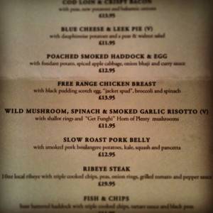 Horn of Plenty on the menu at the Hare & Hounds Mill Brow.