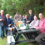 Satisfied foragers in Hayfield October 2014